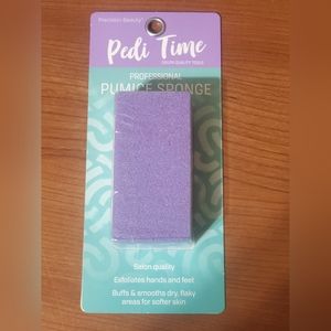 Pedi Time Pumice sponge purple